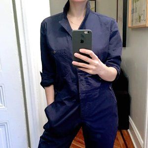 Marna Ro Los Angeles Jumpsuit One Piece Navy Blue Size Large